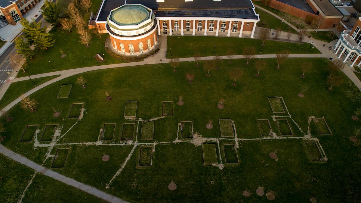 Aerial photo of Bicentennial Park